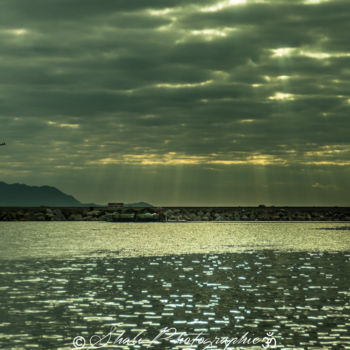 Photographie intitulée "Une mer d'or et d'a…" par Shali Photographie, Œuvre d'art originale