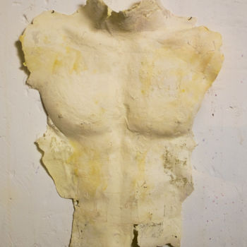 Sculpture intitulée "Plastron" par Benjamin Larroche, Œuvre d'art originale, Coulage
