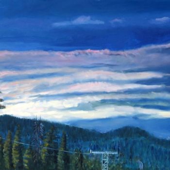 Painting titled "Storm Light" by Herscovitch Larry, Original Artwork, Oil