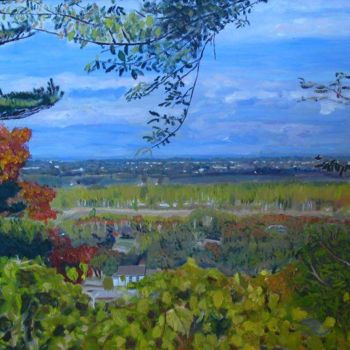 Painting titled "View from Queenston" by Herscovitch Larry, Original Artwork, Oil