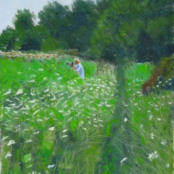 Pittura intitolato "The meadow photogra…" da Herscovitch Larry, Opera d'arte originale