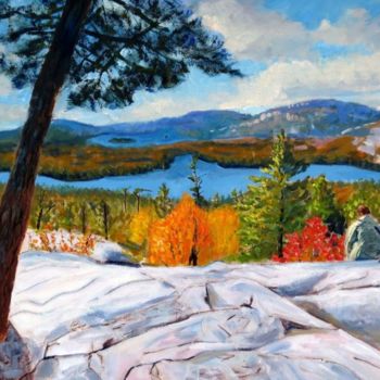 Painting titled "Killarney view from…" by Herscovitch Larry, Original Artwork, Oil