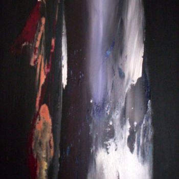 Painting titled "Tunnel" by Jocelyne Iché, Original Artwork, Acrylic