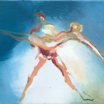 Malarstwo zatytułowany „Together” autorstwa Larysa Jaromska, Oryginalna praca, Olej