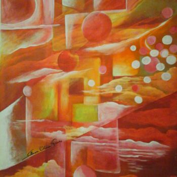 Painting titled "Luminaire" by L'A.S Deco, Original Artwork, Acrylic