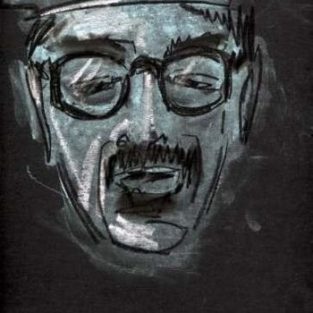 Drawing titled "Visage 33" by La Salle, Original Artwork