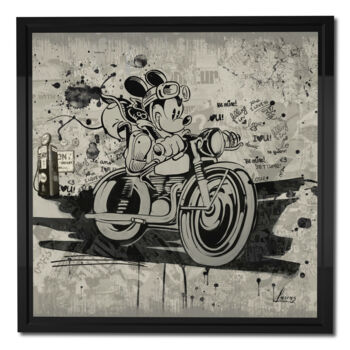 Arte digital titulada "Mickey Bike" por Lascaz, Obra de arte original, Pintura Digital