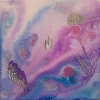 Peinture intitulée "Rêves de Sirènes" par Isabelle Laur, Œuvre d'art originale, Huile