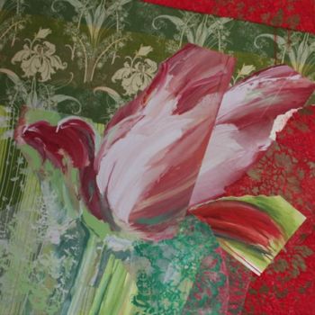 Pintura titulada "Tulip1" por Patrice Monnerie, Obra de arte original