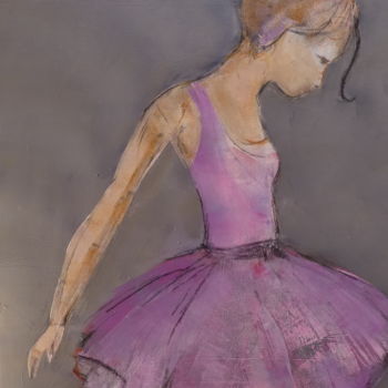 Painting titled "La danseuse" by Patricia Garreau, Original Artwork, Acrylic