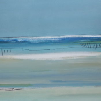 绘画 标题为“Sur la plage abando…” 由Patricia Garreau, 原创艺术品, 丙烯