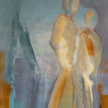 Pittura intitolato "Fantasme" da Patricia Garreau, Opera d'arte originale, Acrilico