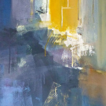 Pintura intitulada "une nuit enchantée" por Patricia Garreau, Obras de arte originais, Acrílico