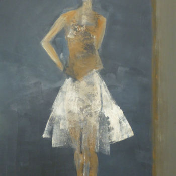 Pintura intitulada "Top modèle" por Patricia Garreau, Obras de arte originais, Acrílico