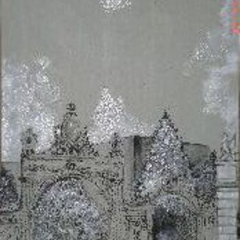 Painting titled "place stanislas" by Laurent Baudoin, Original Artwork