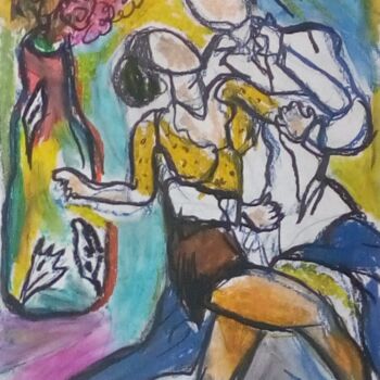 "Tango10" başlıklı Resim Laudu tarafından, Orijinal sanat, Pastel