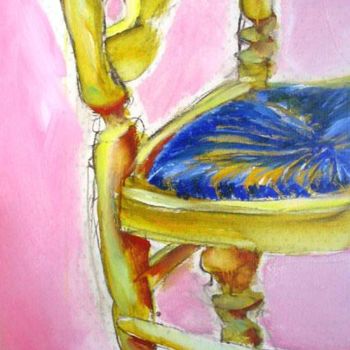 제목이 "Chair"인 미술작품 Darius Laumenis로, 원작, 기름