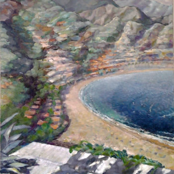 Peinture intitulée "bais de mer, Villef…" par Darius Laumenis, Œuvre d'art originale