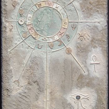Painting titled "Zodiaques & Constel…" by François-Xavier Launes, Original Artwork