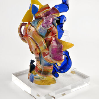 Скульптура под названием "Risvegli luminosi" - Laura Alunni, Подлинное произведение искусства, Керамика