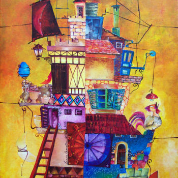 Painting titled "la-casa-del-tempo.j…" by Kami-Arte, Original Artwork