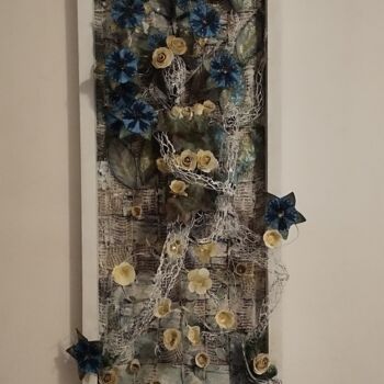 Скульптура под названием "La félicité" - Laura-Carole Von Borzyskowski, Подлинное произведение искусства, Дерево