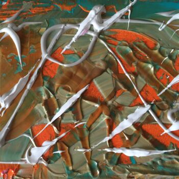 Pintura titulada "Marbre" por Laura Casini, Obra de arte original, Acrílico