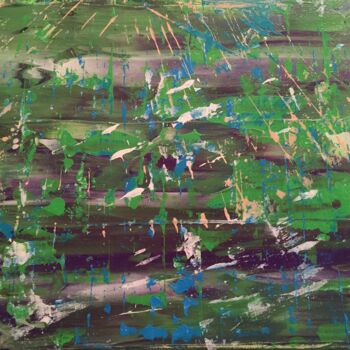 Malerei mit dem Titel "Summer's Rain" von Laura Casini, Original-Kunstwerk, Acryl