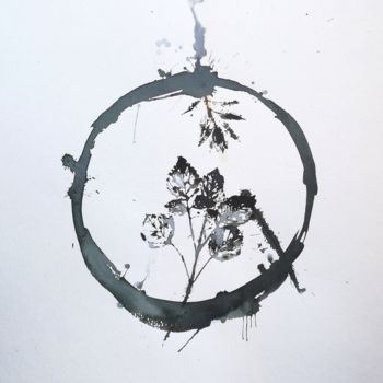 绘画 标题为“Circle II” 由Laura Dafne Tono, 原创艺术品, 水彩