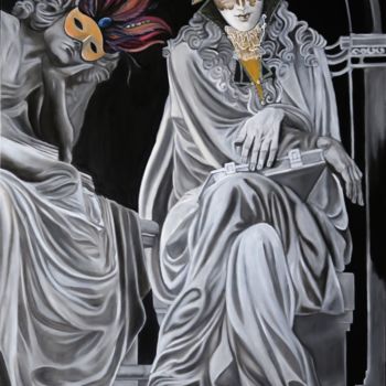 Peinture intitulée "Prophet" par Laura Gigli, Œuvre d'art originale