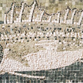 Scultura intitolato "Barsch" da Laura Lambert, Opera d'arte originale, Mosaico Montato su Pannello di legno