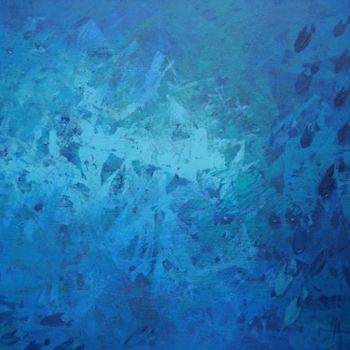 Pittura intitolato "2-fondale-marino1-a…" da Laura Pasquetti, Opera d'arte originale, Acrilico