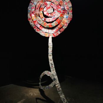 Sculpture titled "All That Shines Und…" by Laura Quattrocchi, Original Artwork, Aluminium