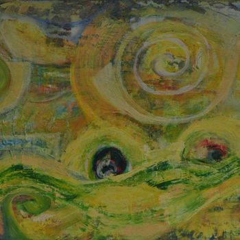 Pintura intitulada "labirintas-labyrint…" por Lauryna, Obras de arte originais, Acrílico