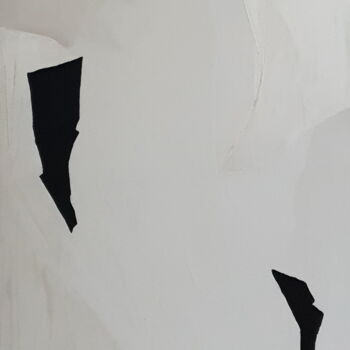 Картина под названием "Ivory" - Laura Vargova Fine Art, Подлинное произведение искусства, Акрил Установлен на Деревянная рам…