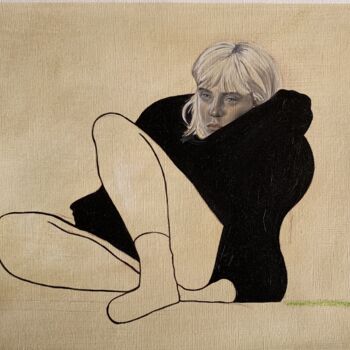Картина под названием "Billie" - Laura Vendramin, Подлинное произведение искусства, Масло