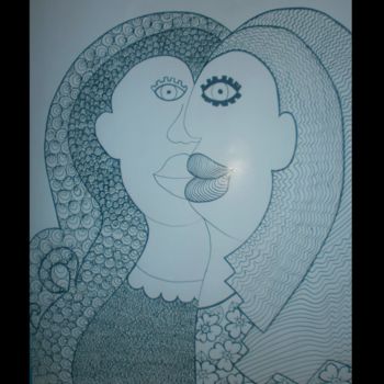 Disegno intitolato "Mujeres / women / l…" da Laura Capurro, Opera d'arte originale, Altro