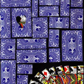 Collages intitolato "queen_of_hearts.jpg" da Laura Lee Gulledge, Opera d'arte originale