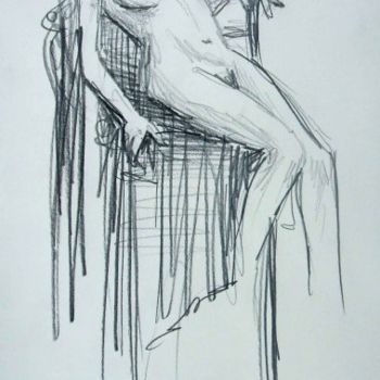 Collagen mit dem Titel "Nude 2" von Laura Lee Gulledge, Original-Kunstwerk