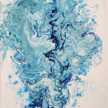 Painting titled "Liquid Soul" by Laura Alice, Original Artwork, Acrylic