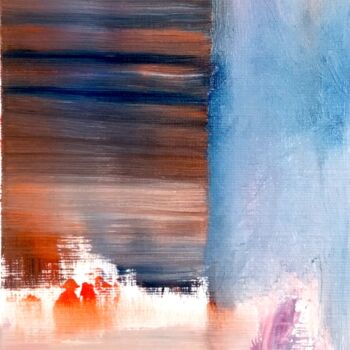 Картина под названием "Winter evening 1" - Laura Molloy, Подлинное произведение искусства, Масло