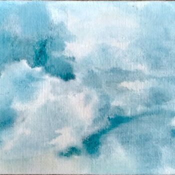 Pintura intitulada "Paris sky I" por Laura Molloy, Obras de arte originais, Óleo
