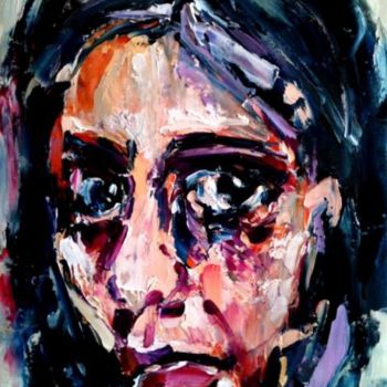 Painting titled "Abaut woman" by Laura Tedeschi Pittrice, Original Artwork, Oil