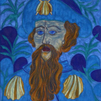 Malerei mit dem Titel "Saint Jacques le qu…" von Laure Barlet, Original-Kunstwerk, Öl