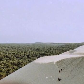 Photographie intitulée "Dune du Pilat" par Laure Bigo, Œuvre d'art originale, Photographie non manipulée