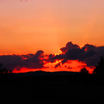 Photography titled "#Sunset #Dragon #My…" by Laure Charrin, Original Artwork