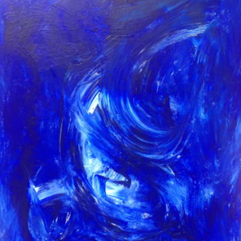 Painting titled "reve-bleu-iii.jpg" by Laure Julien, Original Artwork