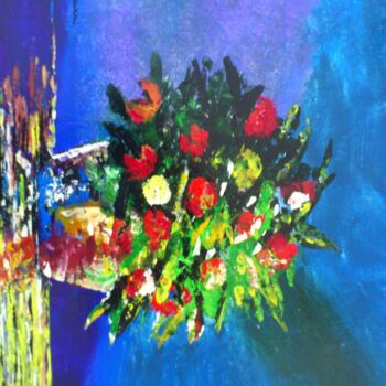 제목이 "Bouquet de fleurs"인 미술작품 Laure Leprince로, 원작, 기름