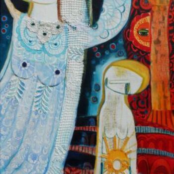 Painting titled "Communion" by Laure Ketfa, Original Artwork