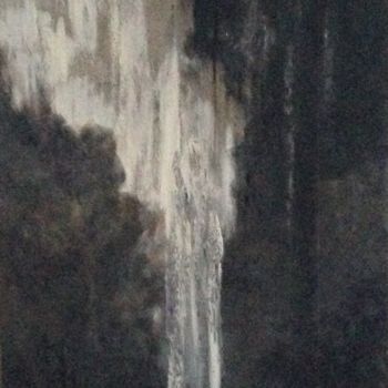Painting titled "chutes" by Laurence Biancolli-Caruso, Original Artwork